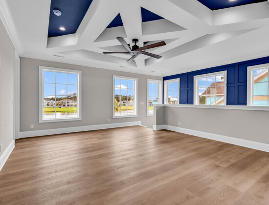 loft of Waterbridge home by swift creek homes