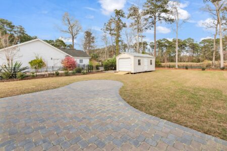 exterior rear of Hagley home by swift creek homes