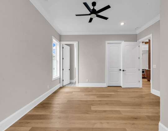 guest suite of Waterbridge home by swift creek homes