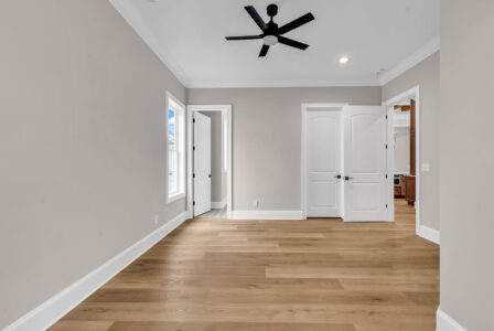guest suite of Waterbridge home by swift creek homes