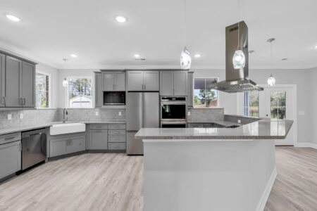 kitchen of Hagley home by swift creek homes