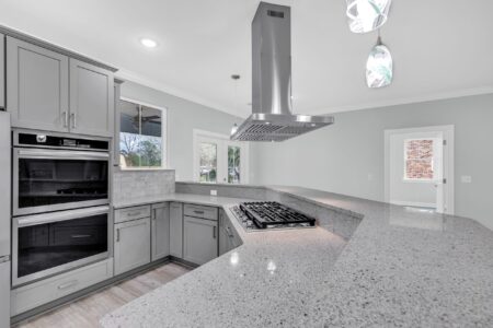 kitchen of Hagley home by swift creek homes