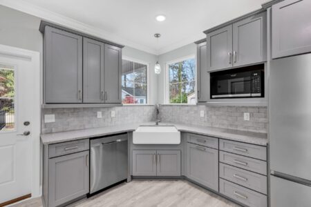 kitchen of Hagley home by swift creek homes