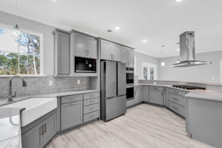 kitchen of Hagley home by swift creek homes