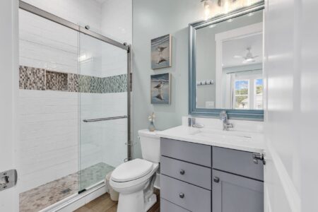 bathroom of S Ocean home by swift creek homes