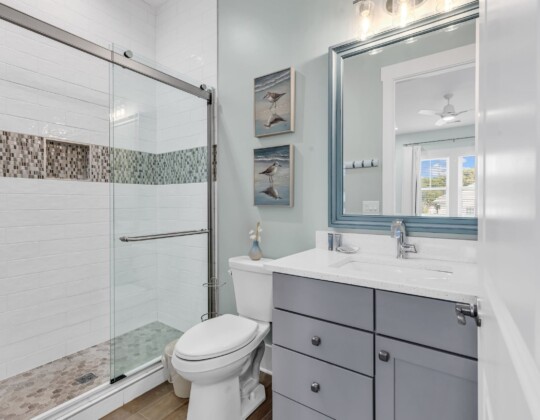 bathroom of S Ocean home by swift creek homes