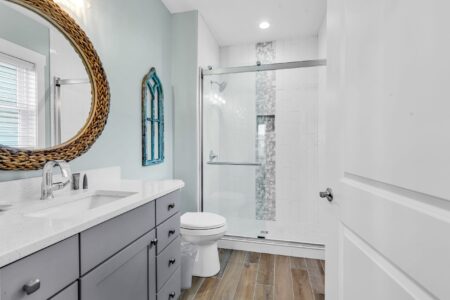 bathroom of S Ocean home by swift creek homes