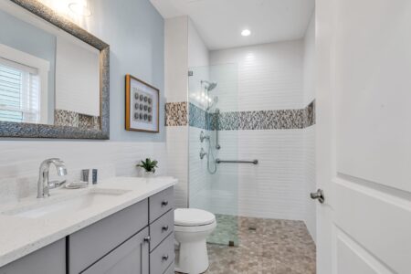 bathroom of S Ocean home by swift creek homes