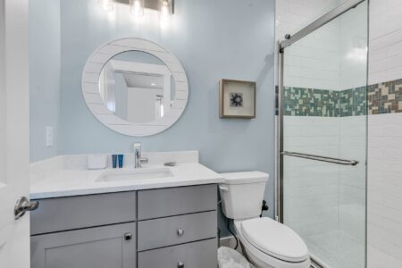 bathroom of S Ocean home by swift creek homes