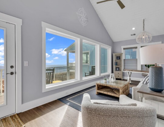 sunroom of S Ocean home by swift creek homes
