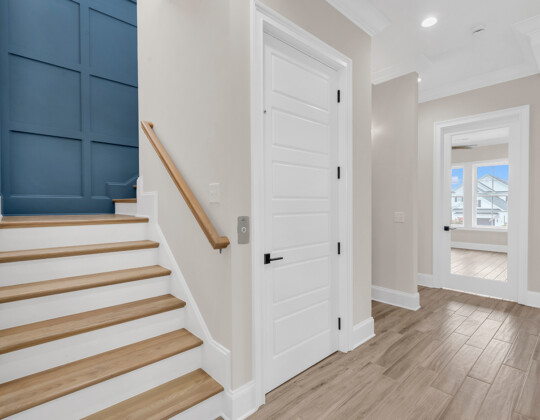 stairs and elevator of Whispering Winds home