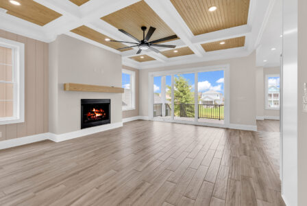 main living room of Whispering Winds home