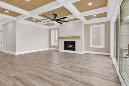 main living room of Whispering Winds home