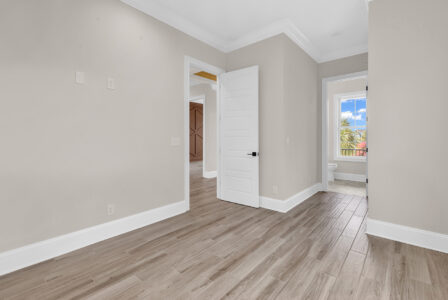 guest bedroom of Whispering Winds home
