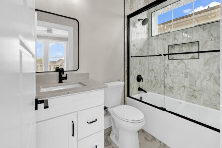 bathroom of Whispering Winds home