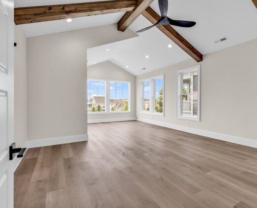 primary suite of Whispering Winds home