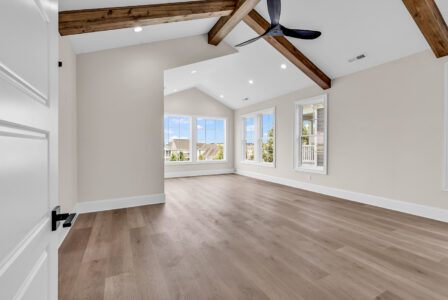 primary suite of Whispering Winds home