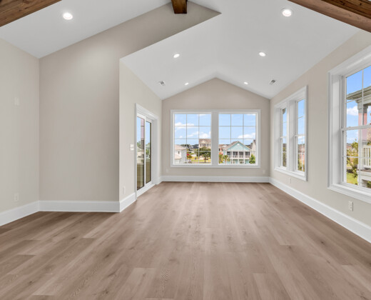 primary suite of Whispering Winds home