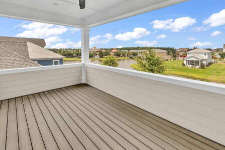 primary bedroom exterior porch of Whispering Winds home