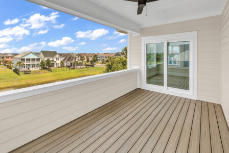 primary bedroom exterior porch of Whispering Winds home