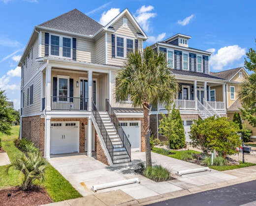 Elevated coastal home in South Carolina, ideal for those deciding whether to build or buy in 2025.