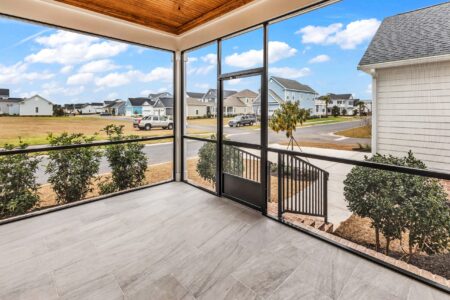 exterior porch of W Palm 1 home