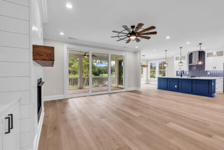 main living room of tidewater 2 home