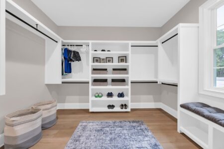 primary closet of tidewater 2 home