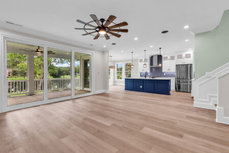 main living room of tidewater 2 home