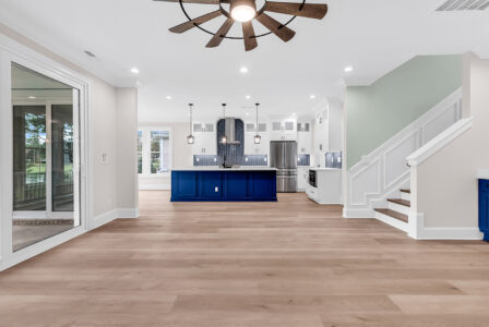 main living room of tidewater 2 home
