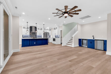 main living room of tidewater 2 home