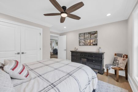 bedroom of tidewater 2 home