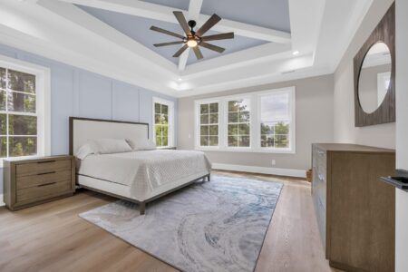 primary bedroom of tidewater 2 home