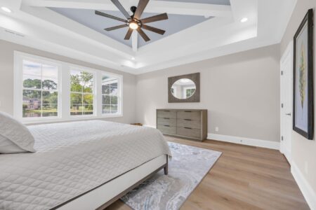 primary bedroom of tidewater 2 home