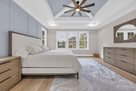 primary bedroom of tidewater 2 home