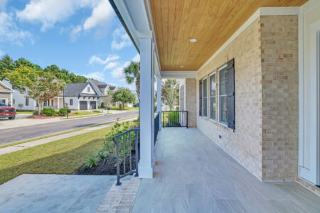 front porch exterior of isle of palms 3 home