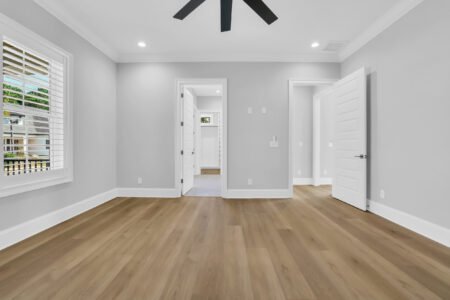 primary bedroom of isle of palms 3 home