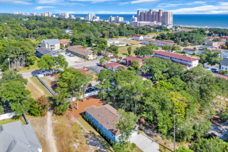 drone view of atlantic beach 3 house