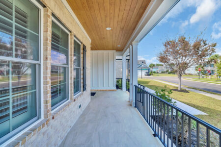 front porch exterior of isle of palms 3 home