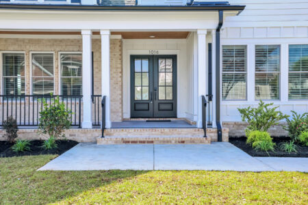 front entrance exterior of isle of palms 3 home