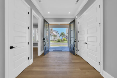 front entrance of isle of palms 3 home